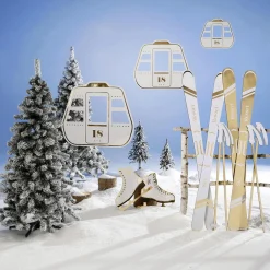 Troncs En Bois Déco, Lot De 3 él.-DecoWoerner Discount