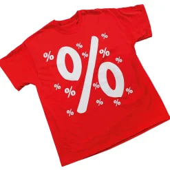 T-shirt "Pourcentage" Taille L-DecoWoerner New