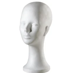 Tête Déco En Polystyrène, Haut. 35 Cm-DecoWoerner