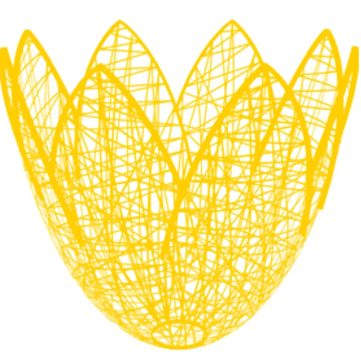 Tulipe 3D En Fibre Tressée 79 X 75 Cm-DecoWoerner Clearance