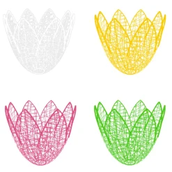 Tulipe 3D En Fibre Tressée 79 X 75 Cm-DecoWoerner Clearance