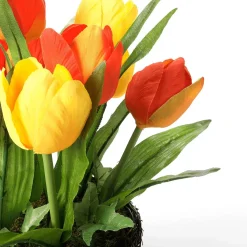 Tulipes Artificielles En Nid , 25 Cm-DecoWoerner