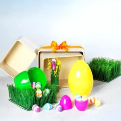 Œufs De Pâques Déco 6 Cm, à Rayures, 6 Pces-DecoWoerner Clearance