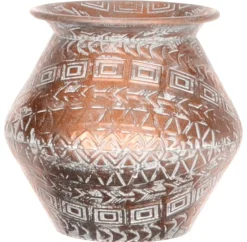 Vase Cuivre Rond 22,8 Cm-DecoWoerner Discount