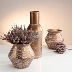 Vase Cuivre Rond 22,8 Cm-DecoWoerner Discount