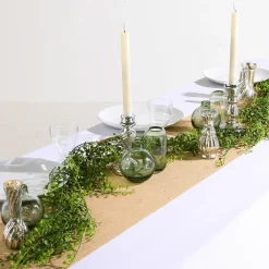 Vases En Pour Décoration De Table Avec Plateau, 8 Pièces-DecoWoerner Clearance