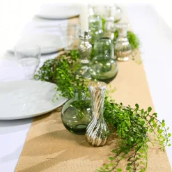Vases En Pour Décoration De Table Avec Plateau, 8 Pièces-DecoWoerner Clearance