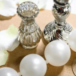 Vases En Pour Décoration De Table Avec Plateau, 8 Pièces-DecoWoerner Clearance