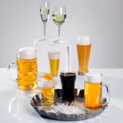 Verre à Vin Blanc à Long Pied-alimentation Factice 20 Cm-DecoWoerner Hot