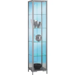 Vitrine Avec éclairage 186 X 40 X 40 Cm-DecoWoerner New