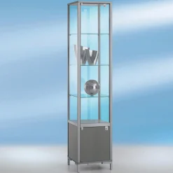 Vitrine Avec Compartiment De Rangement 186 X 40 X 40 Cm-DecoWoerner Best