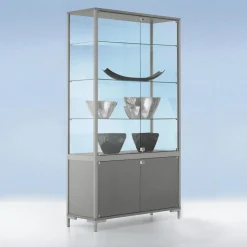 Vitrine Avec Compartiment De Rangement 186 X 100 X 40 Cm-DecoWoerner Discount
