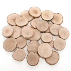 Véritables Disques En Bois 5 - 7 Cm, 25 Pièces-DecoWoerner Best