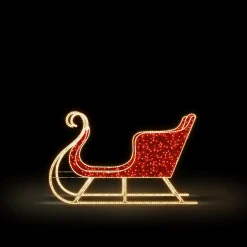 XXL LED Objet Lumineux Traîneau Pour Extérieur 230cm-DecoWoerner Best