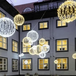 XXL LED Sphère Froide Objet Lumineux Pour L'extérieur 120 Cm Ø-DecoWoerner Discount